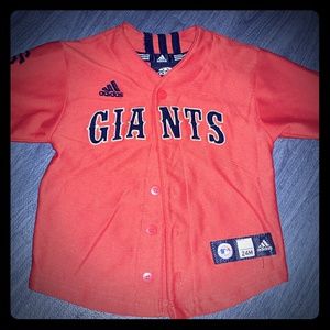 Adidas SF Giants button up jersey